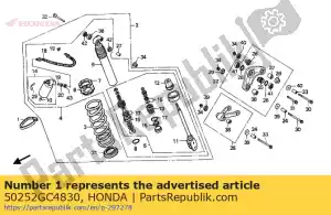 Honda 50252GC4830 band, sub tank - Bottom side