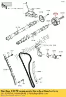 161720559, Kawasaki, Attuatore, vvt zg1400cbf kawasaki  tr 1400 2015 2016 2017, Nuovo