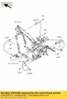 550200537, Kawasaki, bewaker, rr, lh vn1700c9fa kawasaki vn vulcan 1700 2009 2010 2011 2012 2013 2014 2015 2016, Nieuw