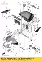 2CRYK24110P0, Yamaha, zbiornik paliwa komp. yamaha  yfz r yzf r 1000 2015 2016 2017 2018 2019 2020 2021, Nowy