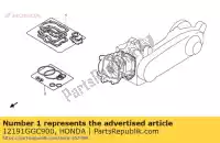 12191GGC900, Honda, gasket, cylinder honda scv 100 2005 2006 2007, New