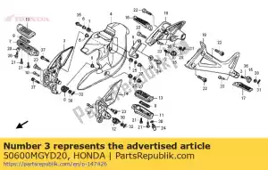 honda 50600MGYD20 geen beschrijving beschikbaar op dit moment - Onderkant