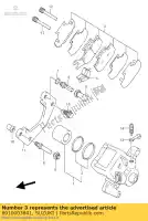 6910003841, Suzuki, juego de almohadillas lt-a500 suzuki lt a500f vinson 4x4 500 , Nuevo