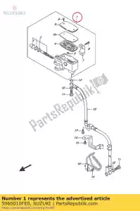 suzuki 5960010FE0 cylindre assy, ??f - La partie au fond