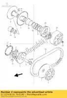 2112243E10, Suzuki, pokrywa, ruchoma d suzuki tr 50 1998 1999 2000, Nowy