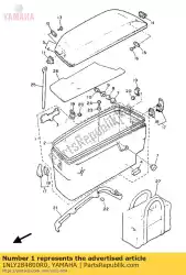 Aqui você pode pedir o suddlebag 3 em Yamaha , com o número da peça 1NLY284800R0: