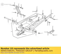 Here you can order the shock absorber from Piaggio Group, with part number 00H01508191: