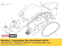 AP8229399, Piaggio Group, siod?o kierowcy, czarne aprilia sr ho new di tech ie carb 50 2, Nowy