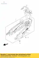 4550018H00YMK, Suzuki, montagem da capa, assento suzuki gsf 1250 2008 2009, Novo