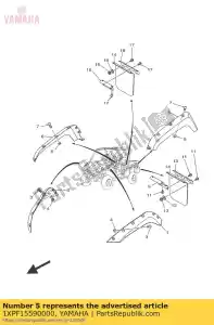 yamaha 1XPF15590000 pára-choque, mais de 3 - Lado inferior