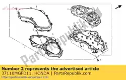 Ici, vous pouvez commander le comp mètre, peigne auprès de Honda , avec le numéro de pièce 37110MGFD11: