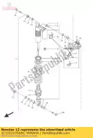 1C3222535000, Yamaha, colarinho distância yamaha  wr yz 125 250 450 2006 2007 2008 2009 2010 2011 2012 2013 2014 2015 2016 2017 2018 2019 2020 2021, Novo