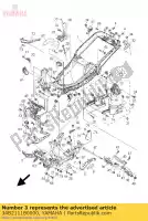 34B2111B0000, Yamaha, frame subcomp. yamaha yp 400 2009 2010 2011, Nieuw