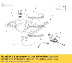 Here you can order the bracket from Piaggio Group, with part number 2B004505: