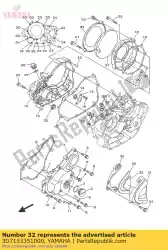 Qui puoi ordinare ammortizzatore 3 da Yamaha , con numero parte 3D7153351000: