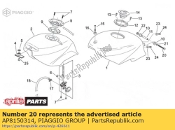 Aprilia AP8150314, Schroef m6x70, OEM: Aprilia AP8150314