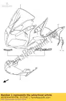 6828004F00YD8, Suzuki, Emblemat ?suzuki? suzuki gsx sv r gsf svns gsfnsnasa bandit rx gsxz svnsnasa gsfnassa gsxfa gsfsa svsa svs 1400 1000 650 600 750 1200 1250, Nowy