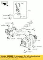 920281493, Kawasaki, bus, aansluitend ro ex250-f2 kawasaki el gpx ninja zx zxr zz r zzr 250 252 400 600 1988 1989 1990 1991 1992 1993 1994 1995 1996 1997 1998 1999 2001 2002 2003 2004 2005 2006 2008 2009 2010 2011, Nieuw