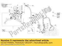 GU30749860, Piaggio Group, Microinterruttore moto-guzzi california california ev v california jackal california special daytona daytona racing daytona rs nevada nevada base club nevada club quota es sport carburatori sport corsa sport iniezione t5 v x 350 750 850 1000 1100 1992 1993 1994 1995 1996 1, Nuovo