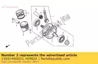 13041440003, Honda, conjunto de anéis, pistão (0,75) honda nx 125 1989, Novo