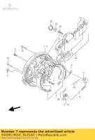 5440019830, Suzuki, set di scarpe, freno suzuki lt f 250 2000 2001, Nuovo