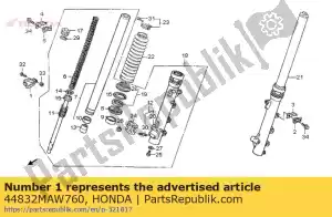 Honda 44832MAW760 klem, snelheidsmeterkabel - Onderkant