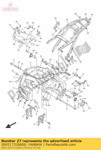 yamaha 3SP217320000 uszczelka 1 - Dół