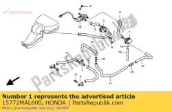 Aquí puede pedir junta, tubo de ventilación de Honda , con el número de pieza 15772MAL600: