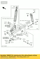 390070053, Kawasaki, bras-susp, lh kawasaki kvf360 4x4 360 , Nouveau