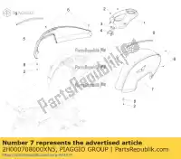 2H000708000XN5, Piaggio Group, lewy wspornik zbiornika czarny komp. moto-guzzi eldorado eldorado 1400 abs (apac) eldorado 1400 abs (usa) zgulce00 zgulcub1 zgulvb00 1400 2015 2016 2017 2018 2019 2020 2021, Nowy