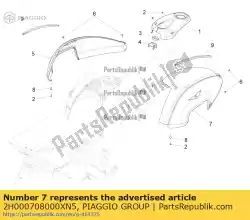 Aqui você pode pedir o tanque esquerdo suporte preto comp. Em Piaggio Group , com o número da peça 2H000708000XN5: