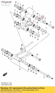 Suzuki 6264828H10 spacer,rr cushi - Bottom side