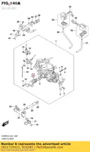 Suzuki 1811715H12 valve, isc - La partie au fond