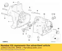 23002330259, BMW, zeskantbout - m6x50 bmw   1100 1150 1200 1997 1998 1999 2000 2001 2002 2003 2004 2005 2006, Nieuw