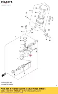 Suzuki 5967101H00 poseedor - Lado inferior