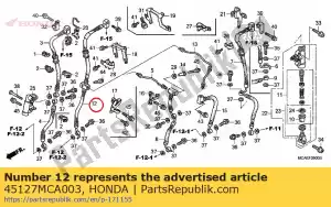 honda 45127MCA003 w?? g?ówny b, fr. hamulec - Dół