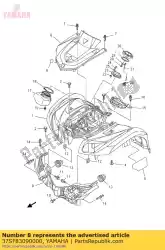 Aqui você pode pedir o grade frontal em Yamaha , com o número da peça 37SF83090000: