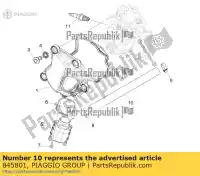 845801, Piaggio Group, Tubo di sfiato olio piaggio vespa gts mp mp3 x x evo zapm36401 zapm45100 zapm86200, zapm86202 125 250 300 2005 2006 2007 2008 2009 2010 2011 2012 2013 2014 2016, Nuovo