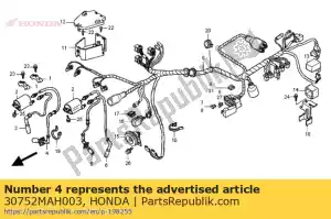 honda 30752MAH003 cap assy. 2, haute tension - La partie au fond