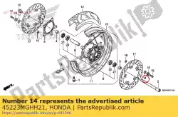 Here you can order the spring fr disk from Honda, with part number 45223MGHH21: