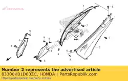 Tutaj możesz zamówić ustaw ilust * typ2 * od Honda , z numerem części 83300K01D00ZC: