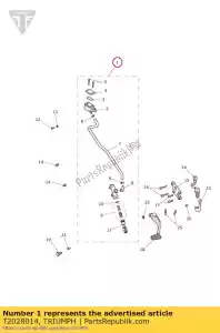 triumph T2028014 zespó? tylnego g?ównego cylindra 15,87mm - Dół