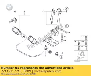 bmw 72112317715 safety belt - Right side