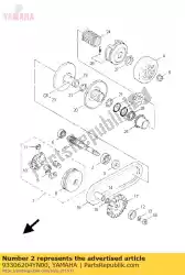 Ici, vous pouvez commander le palier auprès de Yamaha , avec le numéro de pièce 93306204YN00: