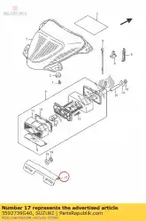 Tutaj możesz zamówić wspornik, licencja od Suzuki , z numerem części 3592739G40: