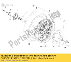 Qui puoi ordinare distanziatore completo da Piaggio Group , con numero parte 601988: