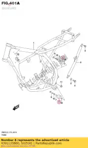 suzuki 4391135B00 rolo, corrente co - Lado inferior