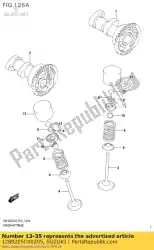 Qui puoi ordinare spessore, punteria 205 da Suzuki , con numero parte 1289205C00205: