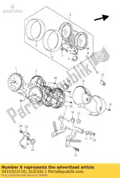 Ici, vous pouvez commander le bague auprès de Suzuki , avec le numéro de pièce 3419331F10: