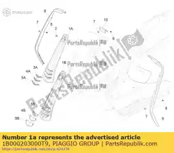 Tutaj możesz zamówić steuerrohrabdeckung od Piaggio Group , z numerem części 1B000203000T9: